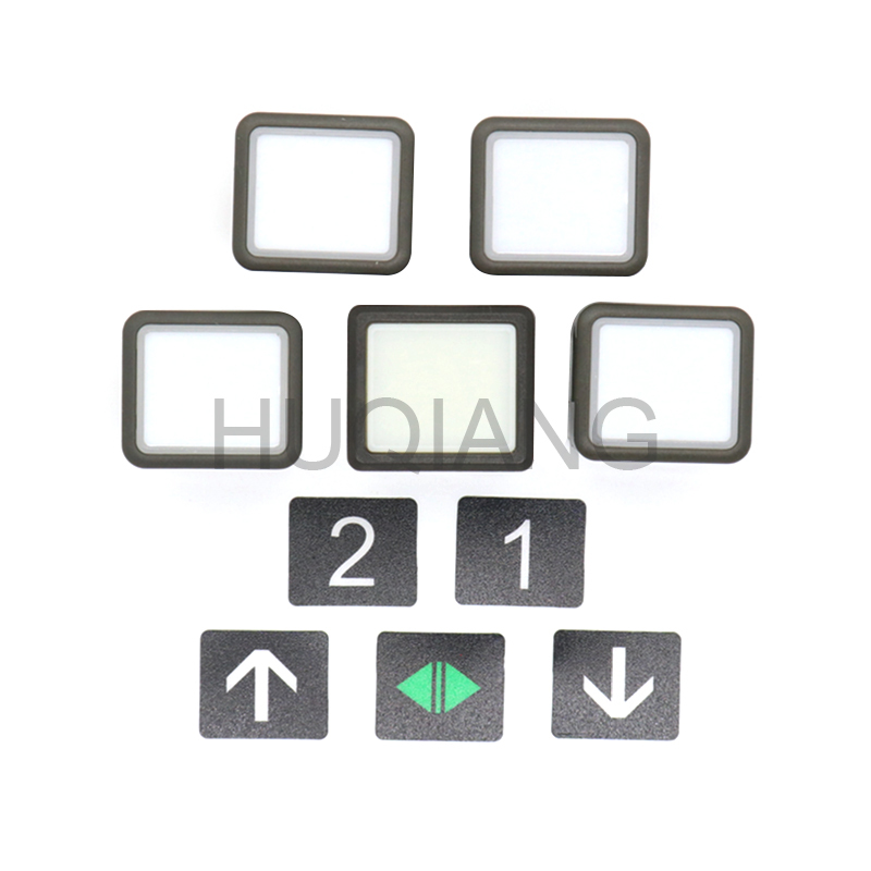 Elevator Parts Elevator Pushbutton Square Pushbutton DL-PO2 O-L AR-4 AK2026-F IP-DC24-A for Yungtay Guangri Hitachi