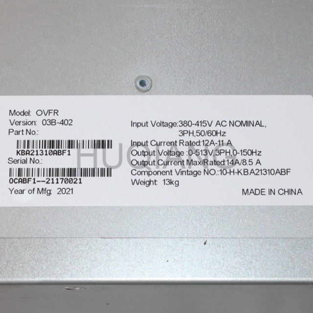 Elevator Parts Elevator Inverter OVFR03B-402 KBA21310ABF1 KAA21310ABF1 for Otis Elevator