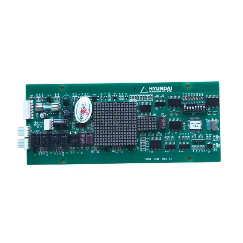Shanghai Hyundai Elevator Parts PCB Elevator COP LOP Display Board STVF -2S HDOT-101M