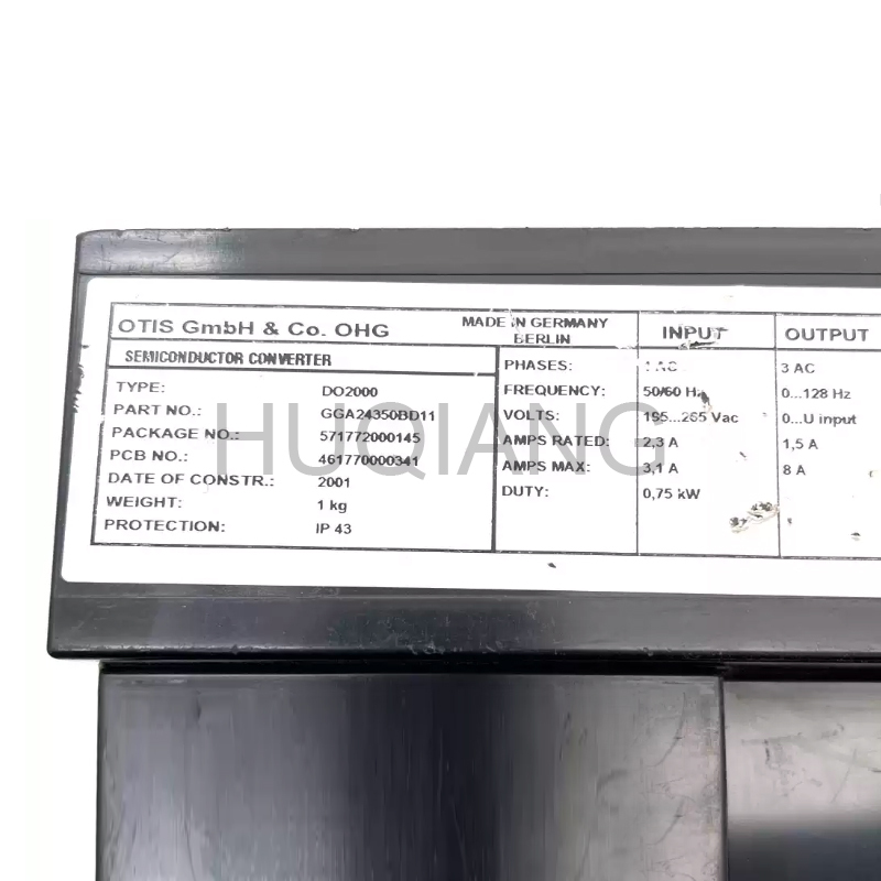 Elevator Parts Elevator Door Box DO2000 Door Inverter GDA24350BD11 GBA24350AW1 for Otis Elevator