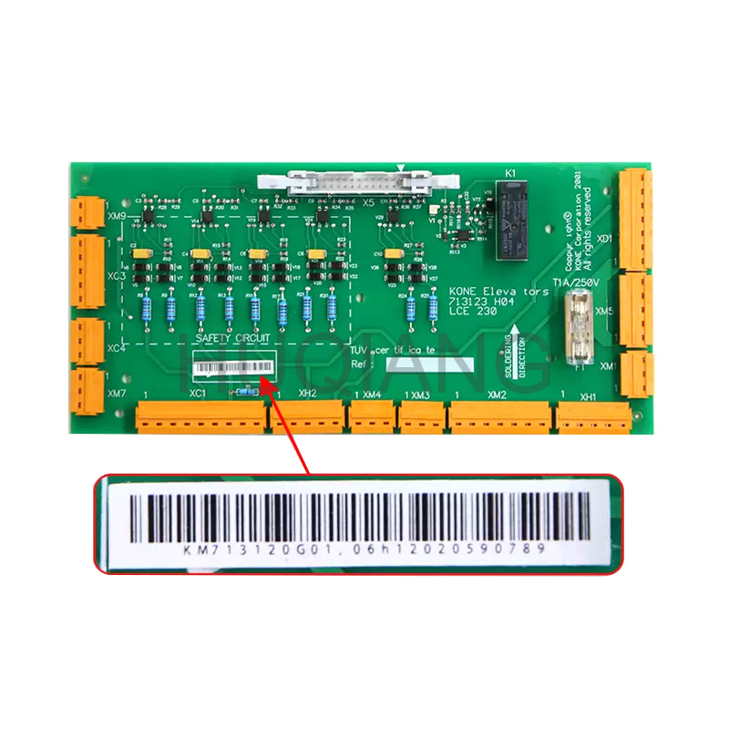 Elevator Parts PCB Elevator Safety Circuit Board KM713120G01 KM713120G02 713123H03H04