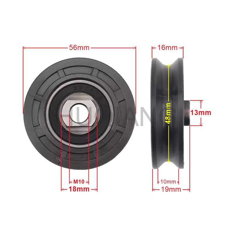 Elevator Parts Elevator Door Hanging Wheel 3201.05.0032C 56*16*6202