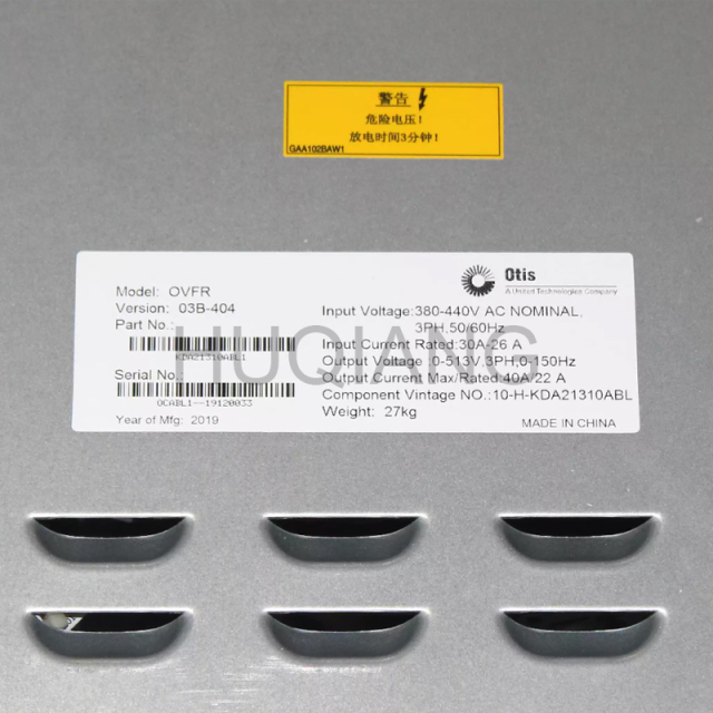 Elevator Parts Elevator Inverter OVFR03B-404 KCA KDA21310ABL1 ABL2 26800ACG1