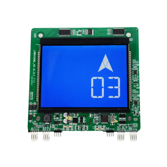 Elevator Parts PCB Elevator Parallel LCD Display Board LMBS430BL-XO