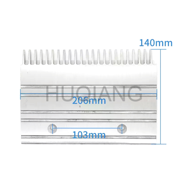 Escalator Parts Escalator Aluminum Comb Plate XAA453CD GAA453BM for Xizi Otis Elevator