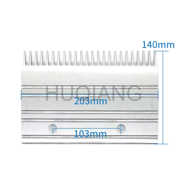 Escalator Parts Escalator Aluminum Comb Plate XAA453CD GAA453BM for Xizi Otis Elevator