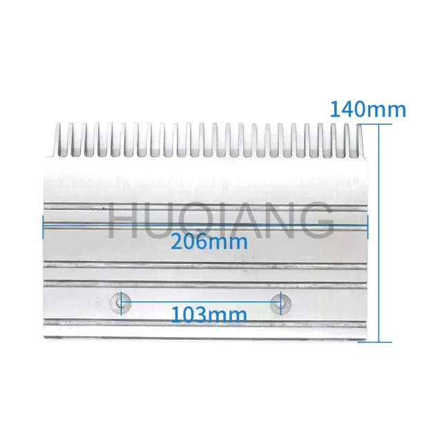 Escalator Parts Escalator Aluminum Comb Plate XAA453CD GAA453BM for Xizi Otis Elevator