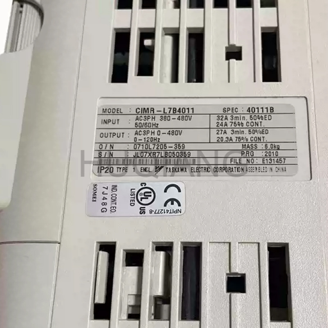 Yaskawa Elevator Parts L7 Elevator Inverter CIMR-L7B4011 47P5 4015 G7 G7B4011