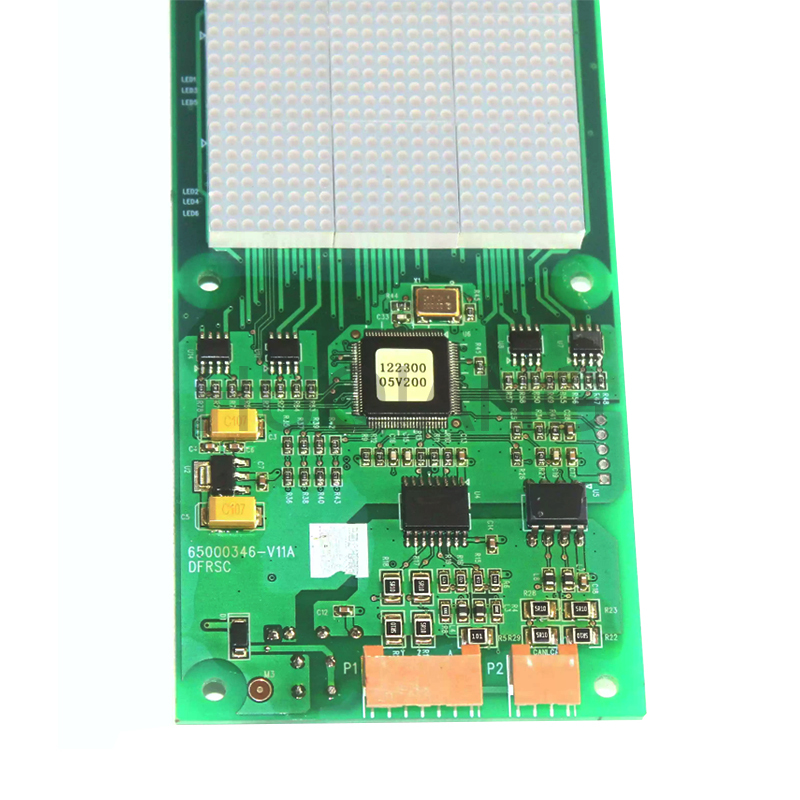 Elevator Parts PCB Elevator Floor Side Display Board 65000346-V11A DFESC Diagram No. C0061877-A B