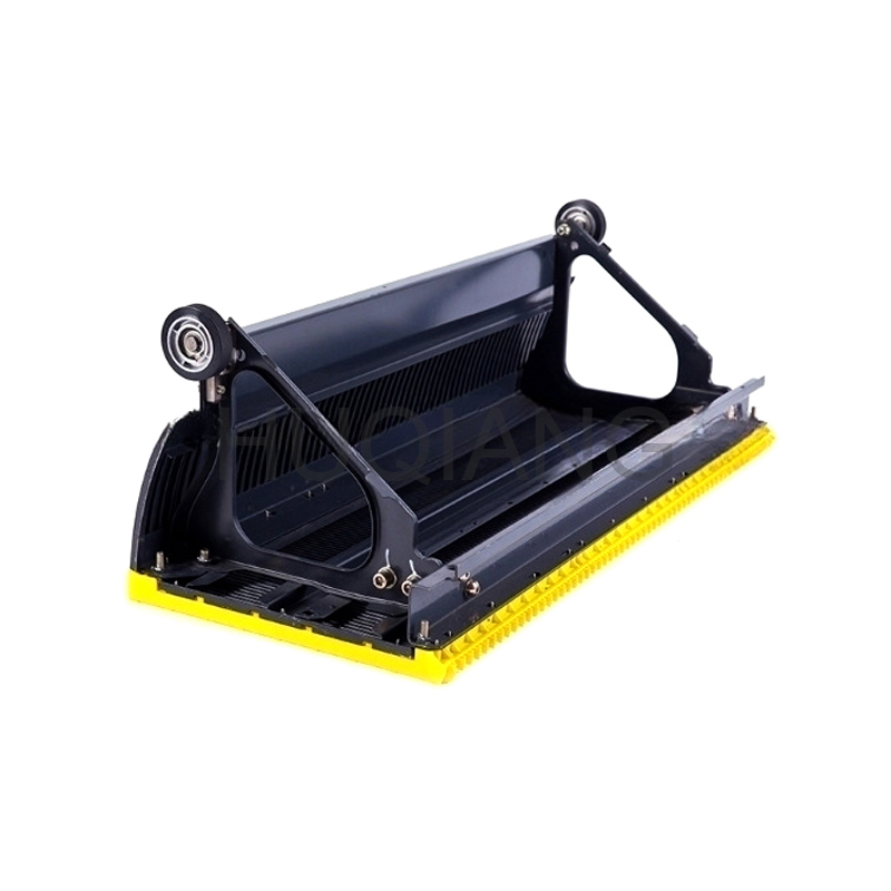 Hitachi Escalator Parts Stainless Steel Steps Four Sides Yellow Edge Escalator Step Treads