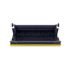 Hitachi Escalator Parts Stainless Steel Steps Four Sides Yellow Edge Escalator Step Treads