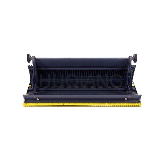 Hitachi Escalator Parts Stainless Steel Steps Four Sides Yellow Edge Escalator Step Treads