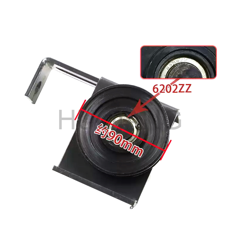 Elevator Parts Elevator Door Machine Pulley Tensioning Pulley Door Head Follower Pulley 16508792-A 1650879-B for Hitachi