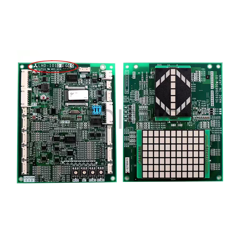 Elevator Parts PCB MAXIEZ Elevator Car Display Board LHD-1010BG40 YE602B830-01 for Mitsubishi Elevator