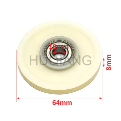 Elevator Parts Elevator Wire Rope Wheel Hall Door Car Door Wire Rope Wheel S8 S200K300 S400 for Thyssen Elevator