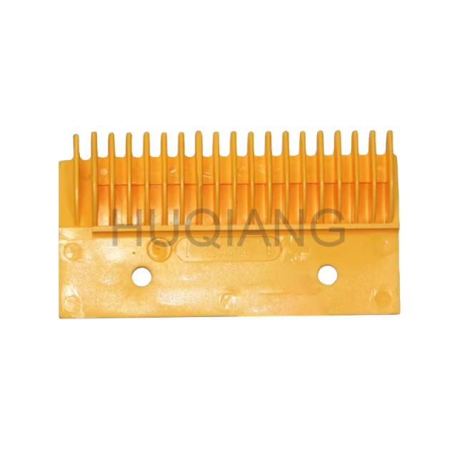 Hitachi Escalator Parts Escalator Comb Plate Yellow H2200145 H2200147 H2200146