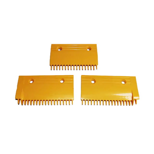 Hitachi Escalator Parts Escalator Comb Plate Yellow H2200145 H2200147 H2200146