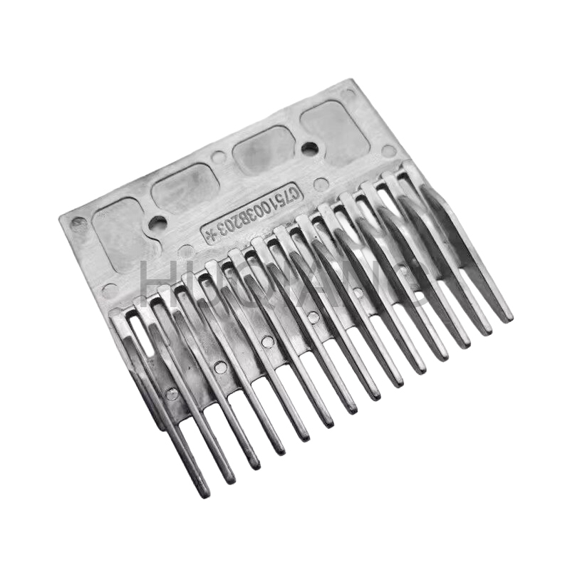 Mitsubishi Escalator Parts Escalator Aluminum Alloy Comb Plate 14 Teeth C751003B203