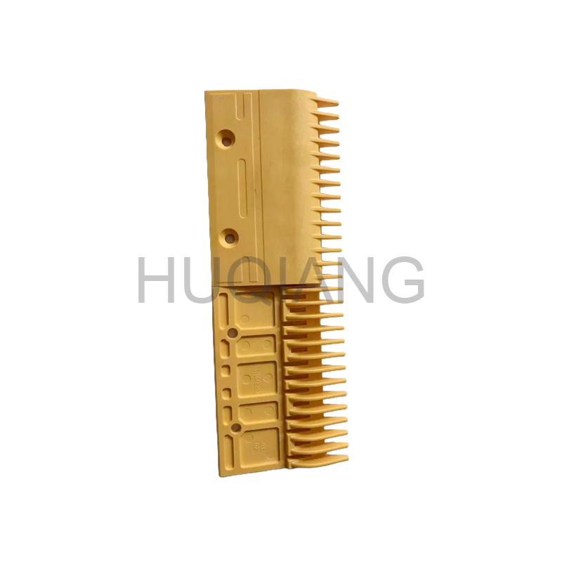 Mitsubishi Escalator Parts Escalator Comb Plate Yellow Plastic Comb Plate J651004B203