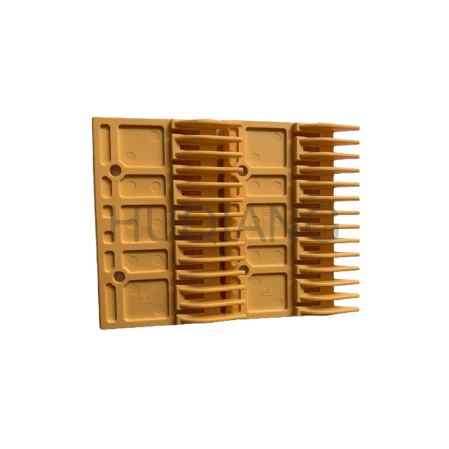 Mitsubishi Escalator Parts Escalator Comb Plate Yellow Plastic Comb Plate J651004B203