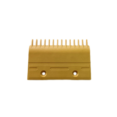 Mitsubishi Escalator Parts Escalator Comb Plate Yellow Plastic Comb Plate J651004B203