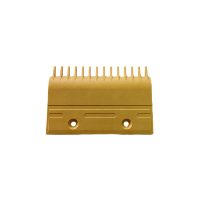 Mitsubishi Escalator Parts Escalator Comb Plate Yellow Plastic Comb Plate J651004B203
