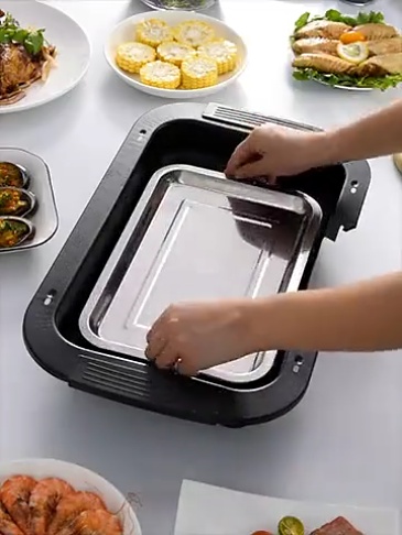 Parrilla doméstica parrilla sin humo parrilla grill grill grill eléctrico *1 pieza