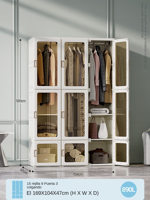 TUMEY-MYHZ0001 CLOSET TUMEY  mueble de la marca Tumey de almacenamiento de ropa