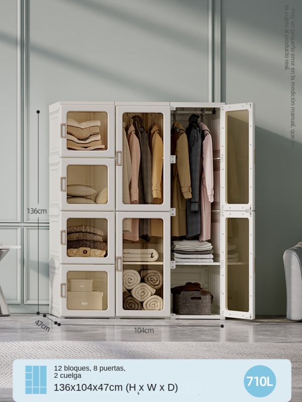 TUMEY-MYHZ0001 CLOSET TUMEY  mueble de la marca Tumey de almacenamiento de ropa