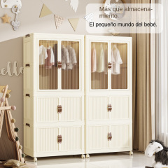 TUMEY-9040 CLOSET INFANTIN  mueble de la marca Tumey de 4 Y 3 niveles