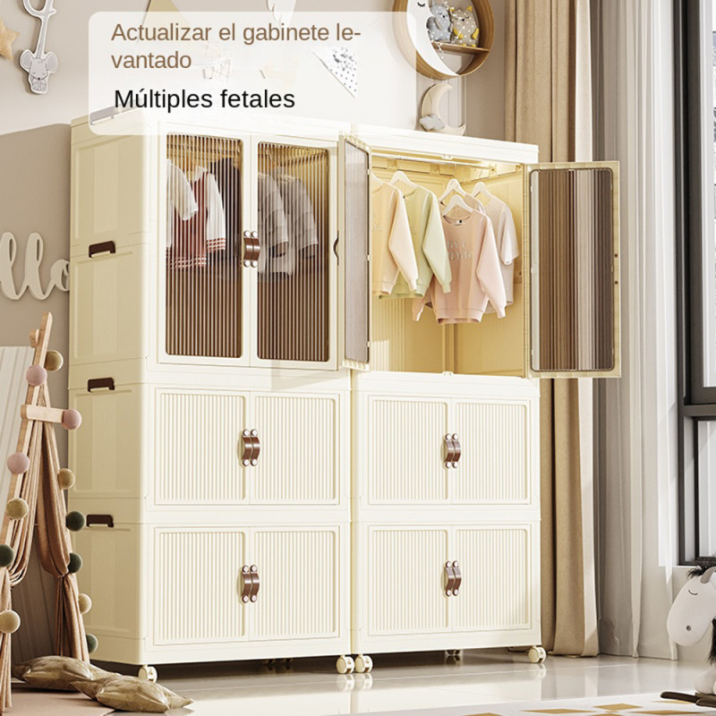 TUMEY-9040 CLOSET INFANTIN  mueble de la marca Tumey de 4 Y 3 niveles