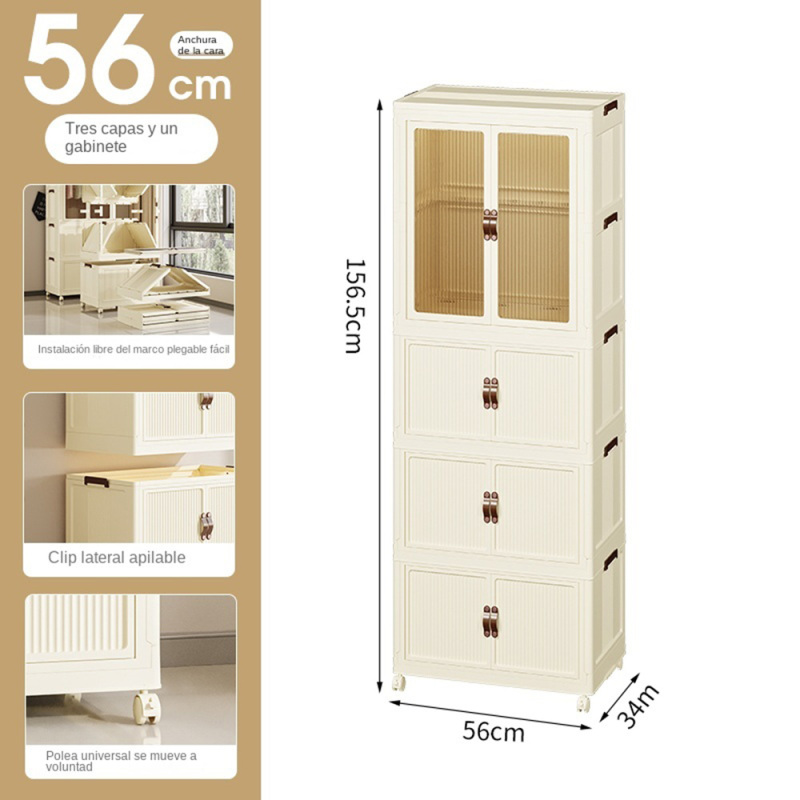 TUMEY-9040 CLOSET INFANTIN  mueble de la marca Tumey de 4 Y 3 niveles
