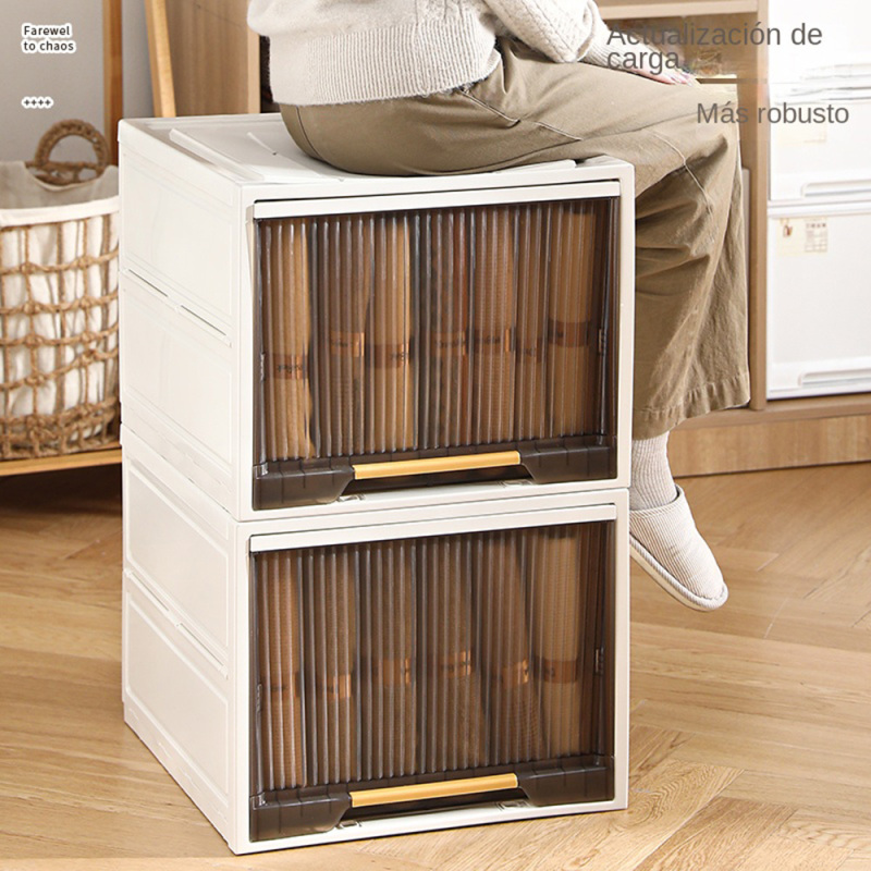 TUMEY-48-5036 Gabinete de almacenamiento de lujo a prueba de polvo de 1 capa, gabinete de almacenamiento tipo cajón, gabinete de almacenamiento plegable y desmontable