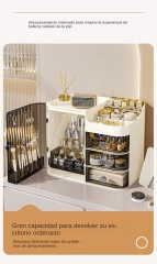 TUMEY-3028 Caja de almacenamiento de maquillaje de escritorio