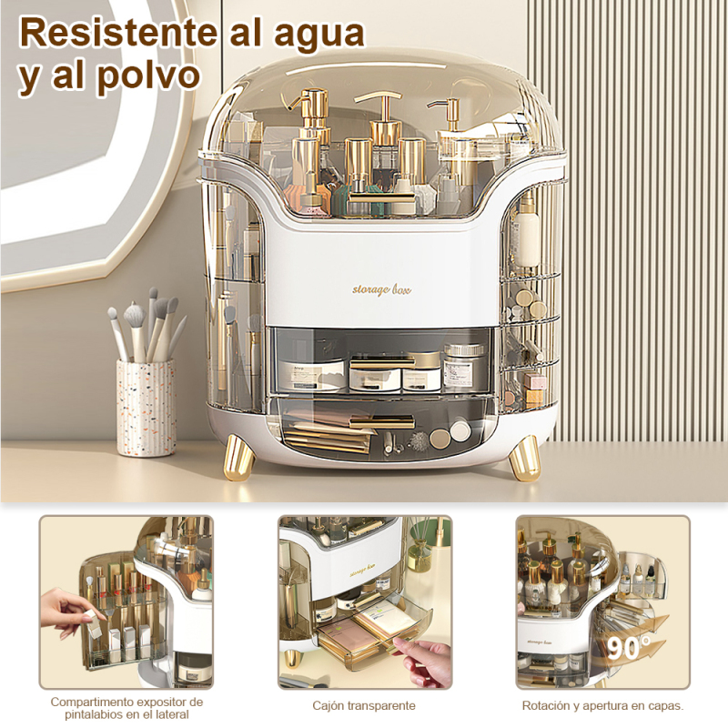 TUMEY-ZG3028 Armario de almacenamiento de cosméticos de escritorio