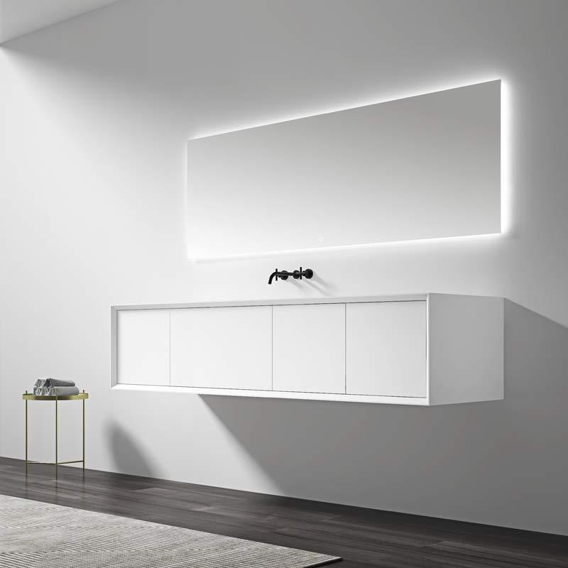 Popular Wholesale Designer Single Under Counter Sink Wall Mounted Hanging Bathroom Vanity Cabinet TW-2515