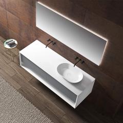 Hot Style Wholesale Single Counter Top Sink Wall Mounted Bathroom Cabinet TW-2211