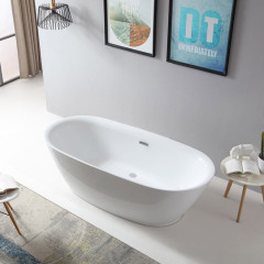 China Wholesale Factory Ovale freistehende Acrylbadewanne XA-116