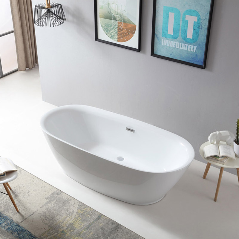 China Wholesale Factory Ovale freistehende Acrylbadewanne XA-116
