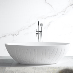 Factory Wholesale Freestanding Corian Bathtub XA-8883