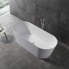 Exporter Oval Freestanding Artificial Stone Bathtub XA-8861