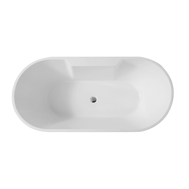 China Wholesale Factory Oval Freestanding Acrylic Bathtub TW-6683