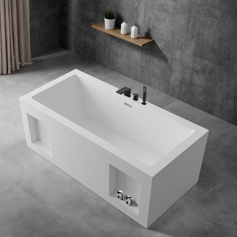 China Wholesale Factory Rectangle Freestanding Acrylic Bathtub TW-6695C