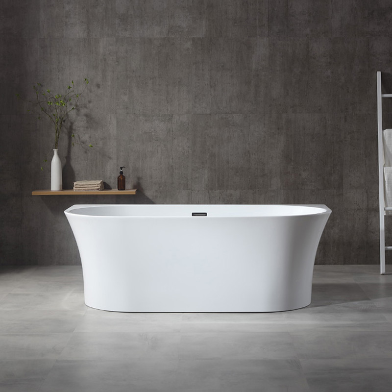 Werkseitige Qualitätssicherung, freistehende Acrylbadewanne TW-6625