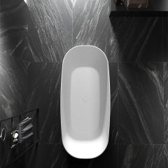 China Wholesale Factory Ovale freistehende Acrylbadewanne TW-7601