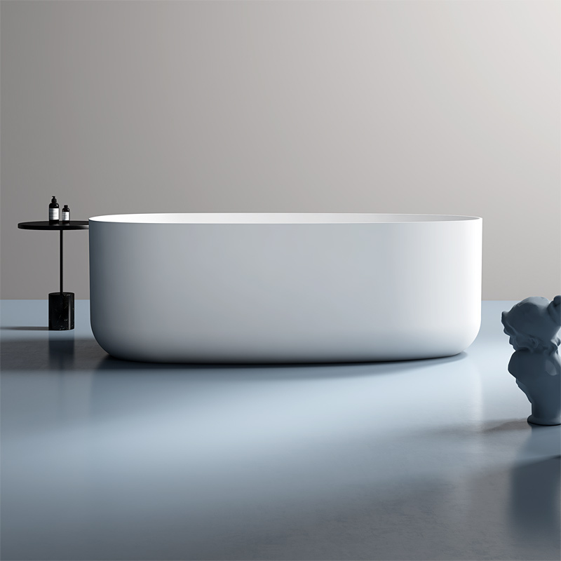 Lieferant Ovale freistehende Acrylbadewanne TW-7678