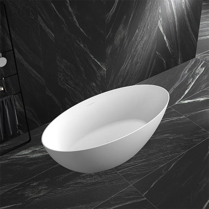 Beliebte Großhandel Designer moderne ovale freistehende Acrylbadewanne TW-7612