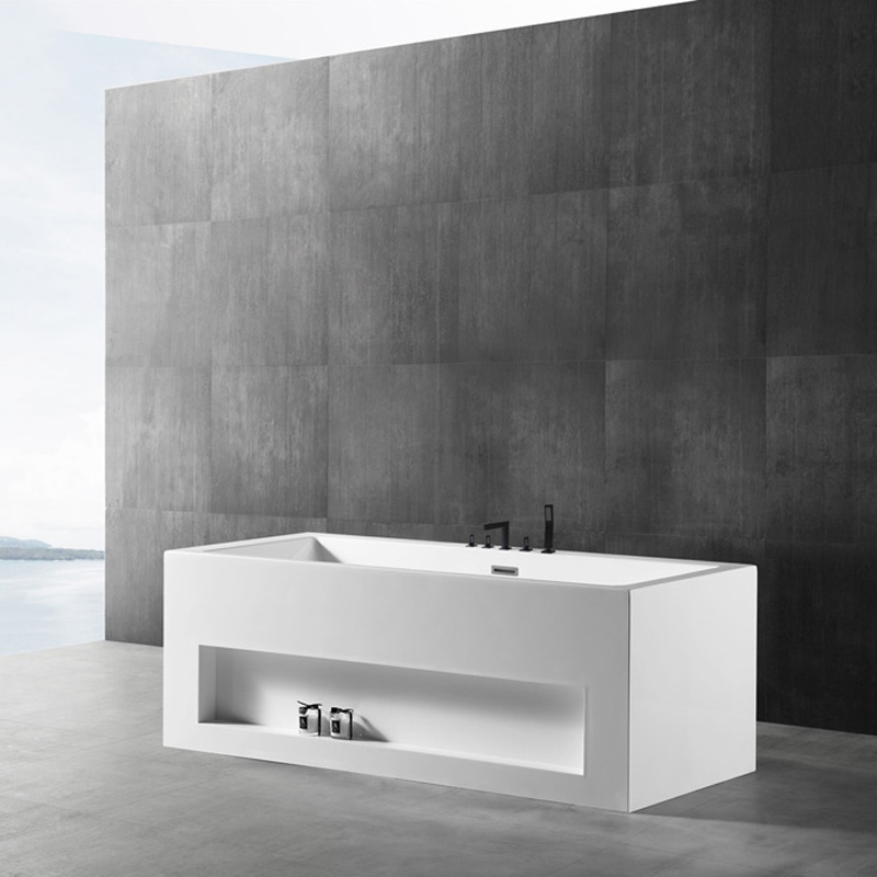 Hot Style Großhandel Rechteck freistehende Acrylbadewanne TW-6695A