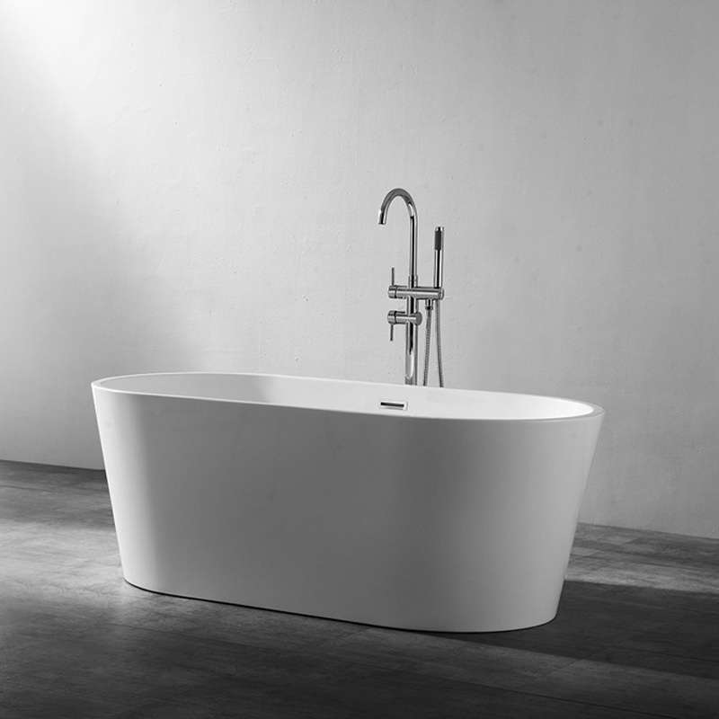 Wholesale Price Colorful Freestanding Oval OEM Acrylic Bathtub XA-111