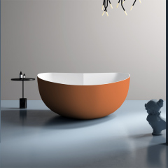 China Wholesale Factory Herzförmige freistehende Acrylbadewanne TW-7663